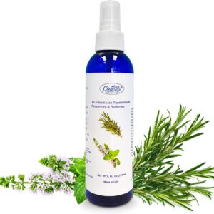 Lice Spray for Hair with Peppermint and Rosemary, Lice Spray for Daily Use Non Toxic and Safe for Kids and Adults, Lice Scare Away Spray for Kids. Be Head Free Lice Naturally 6 Fl. Oz