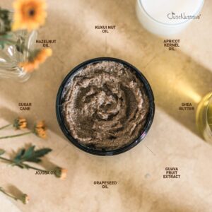 Turbinado Brown Sugar Body Scrub | Best Scrub for All Skin Types | Perfect polished skin delivered by 14 of nature’s best exfoliator and moisturizers (8 Oz.)