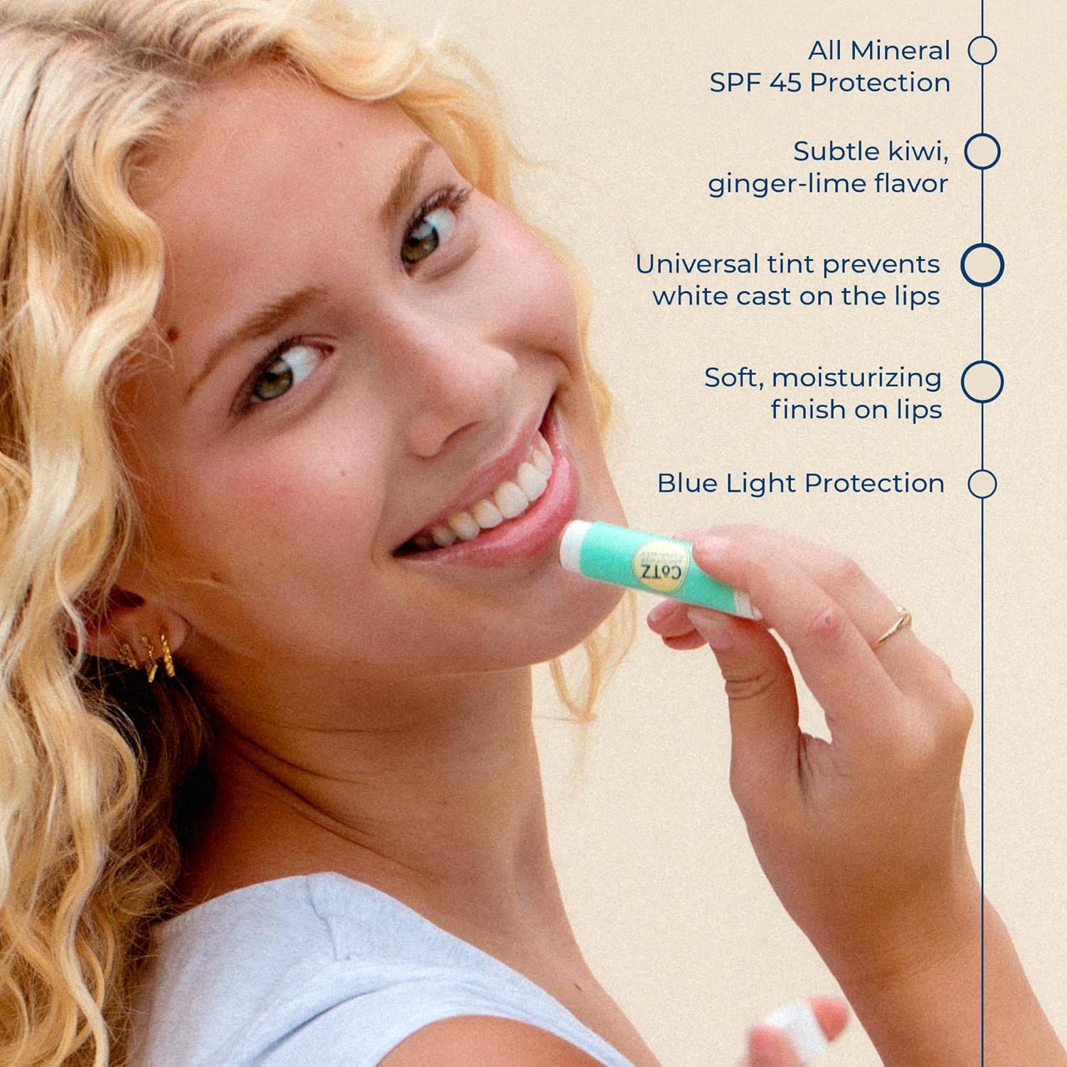 Cotz SPF 45 Broad Spectrum Lip Balm 0.14 Oz - Image 4
