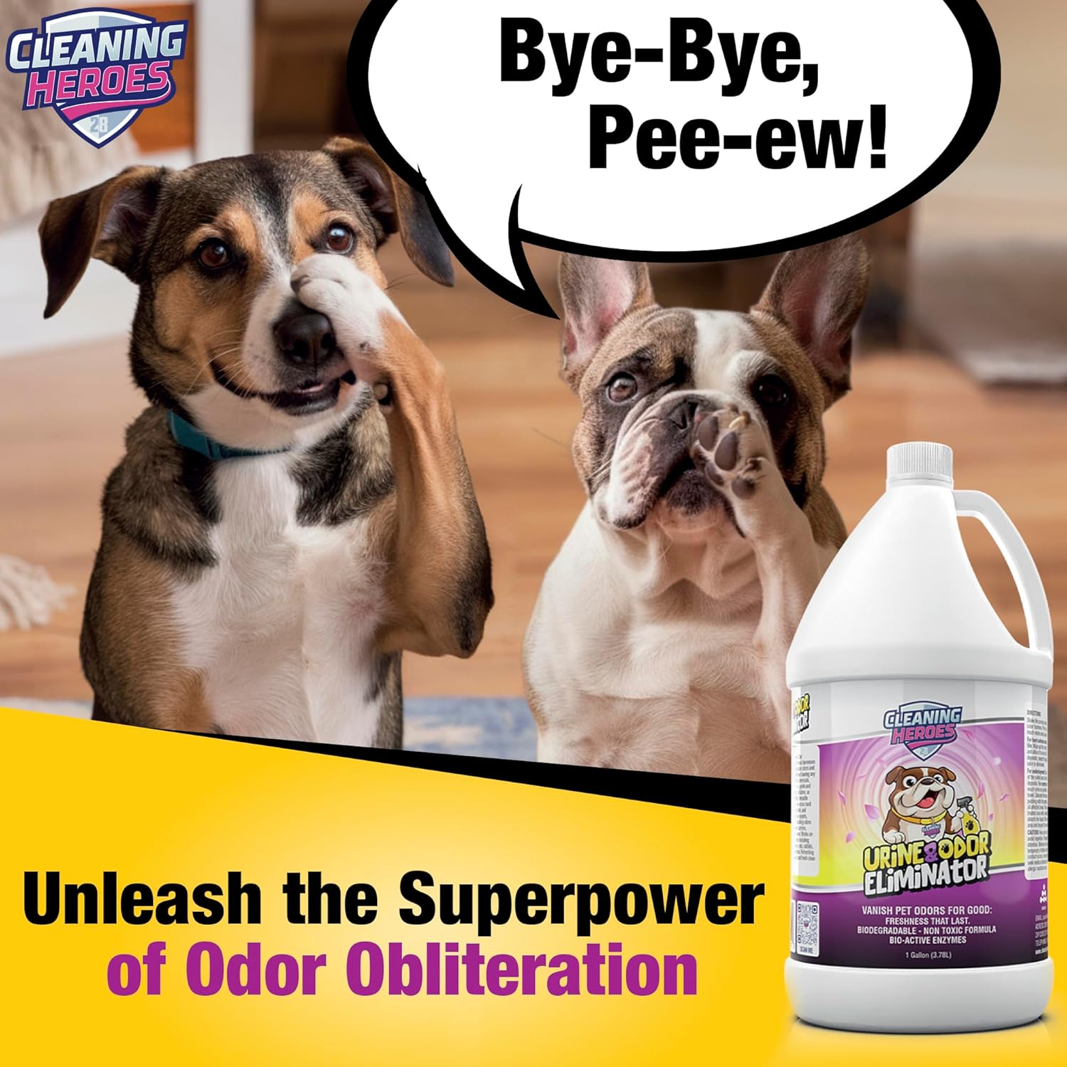 Enzymatic Pet Carpet Cleaner and Urine Odor Eliminator 128oz Spray for Cats and Dogs - Image 7
