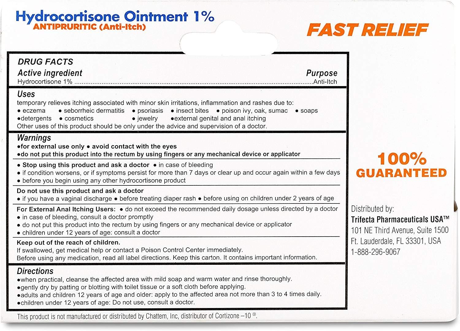 (3 Pack) Globe Hydrocortisone Maximum Strength Transparent Ointment 1%,1 oz, Anti-Itch Topical Ointment for Redness, Swelling, Itching, Rash, Bug/Mosquito Bites, Eczema, Hemorrhoids & More - Image 7