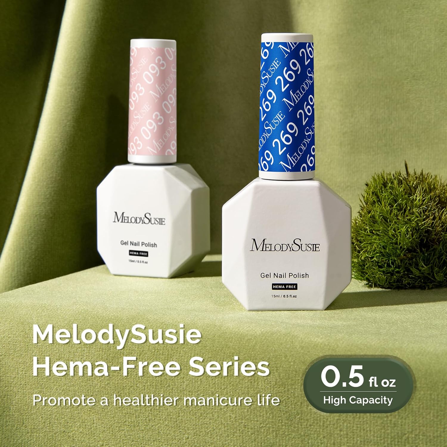 MelodySusie Thick Royal Blue Hema Free Gel Nail Polish 0.5 Fl Oz - Image 7