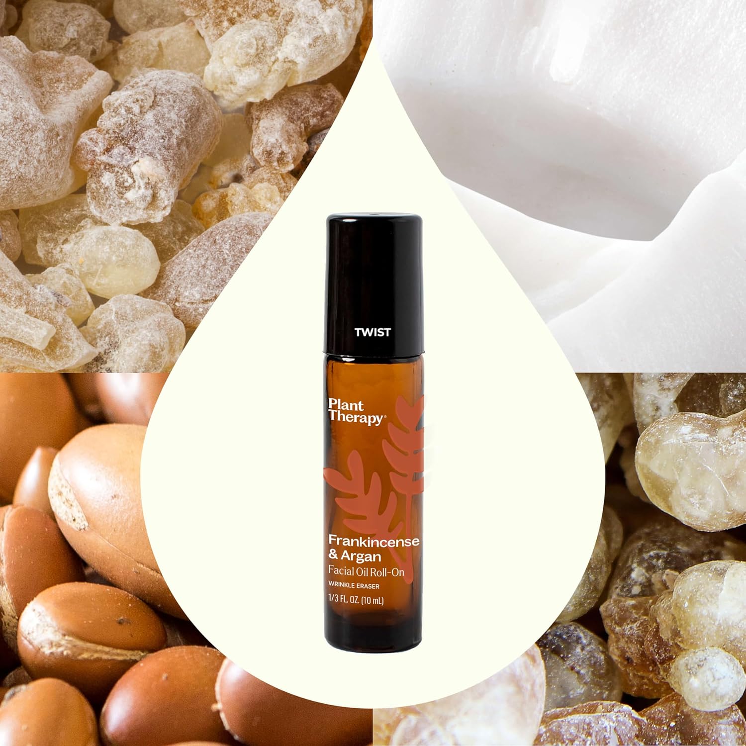 Plant Therapy Frankincense & Argan Facial Serum Roll-On 10 mL (1/3 oz) with Frankincense Essential Oil & Argan Oil to Smoothes Wrinkles & Improves Skin Elasticity, Face, Skin, & Nails - Image 7