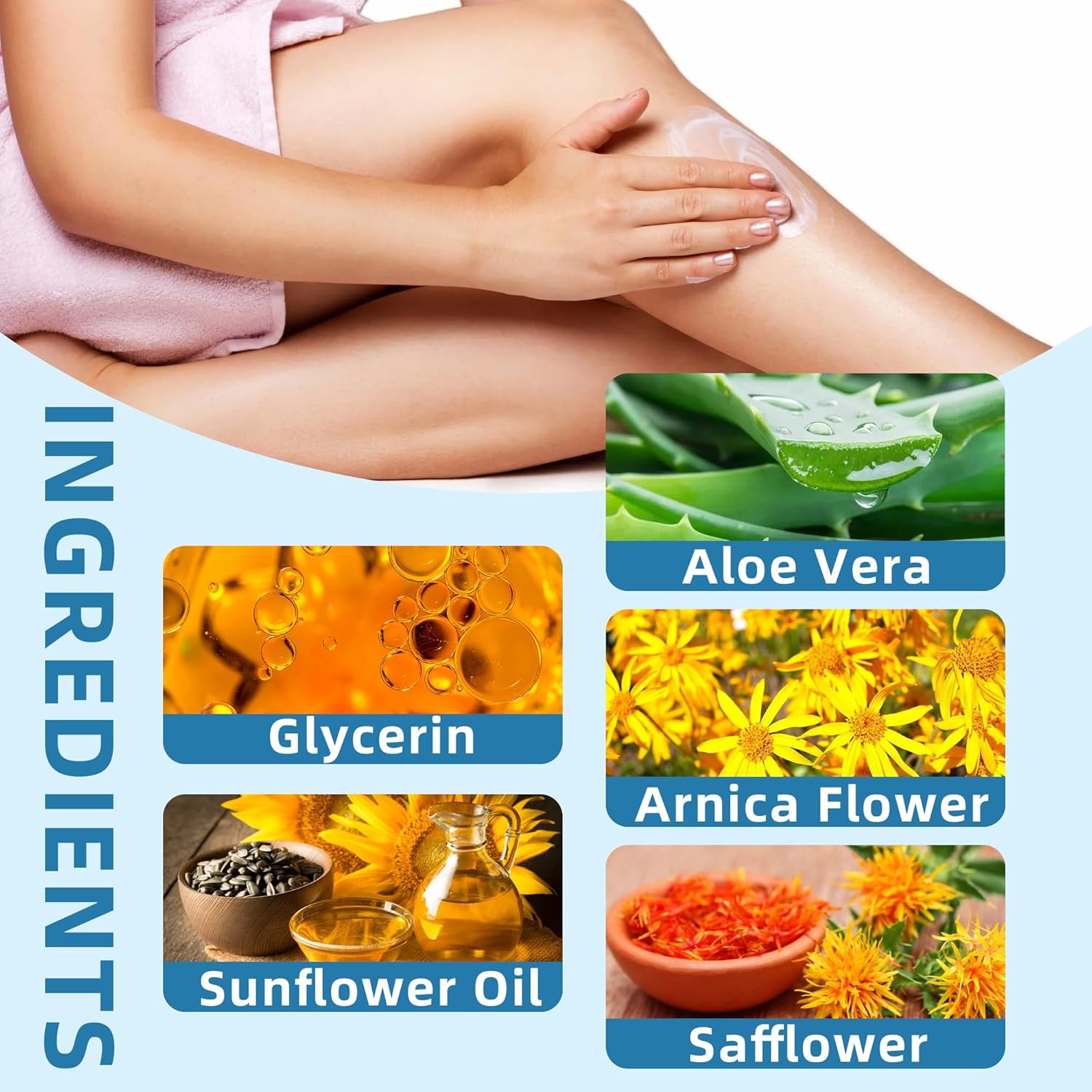 Herbal Varicose and Spider Veins Treatment Cream for Legs, 0.7 Oz - Image 4