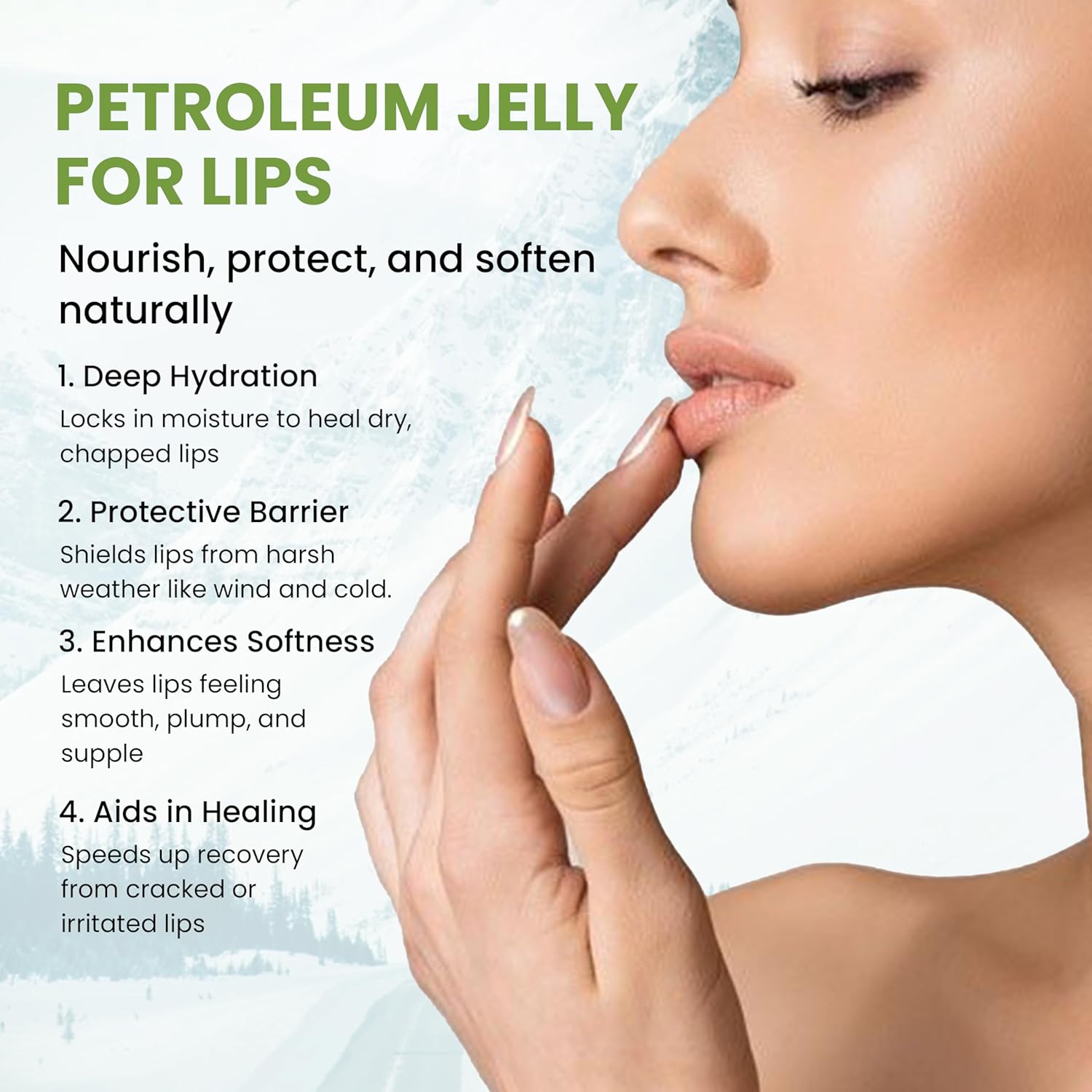 American Natural 100% Pure Ultra White Petroleum Jelly 12 Oz Skin Protectant for Eczema - Image 8