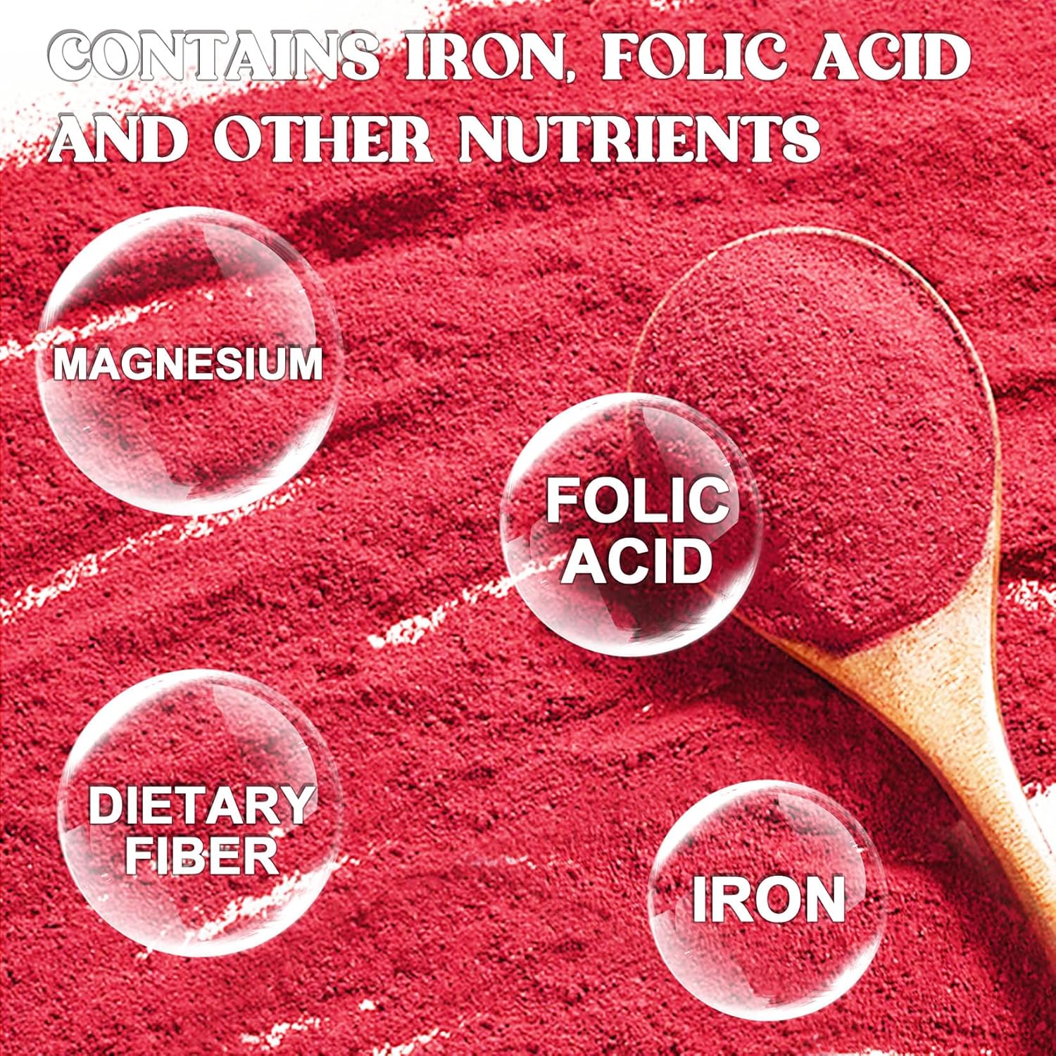 12 oz High Concentrated Beet Root Powder for Smoothies, Cooking, and Baking - Image 2