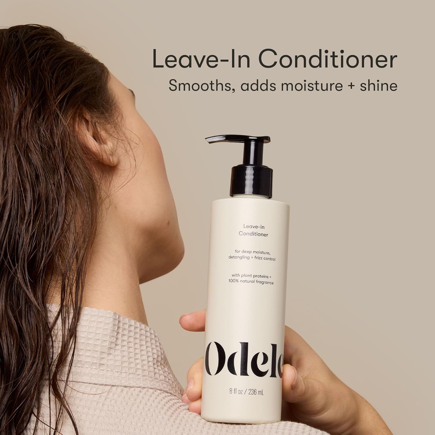 Vegan Leave-In Conditioner, for Deep Moisture, Detangling, Frizz Control, Weightless Shine, and All Hair Types + Textures, 8 fl oz - Image 2