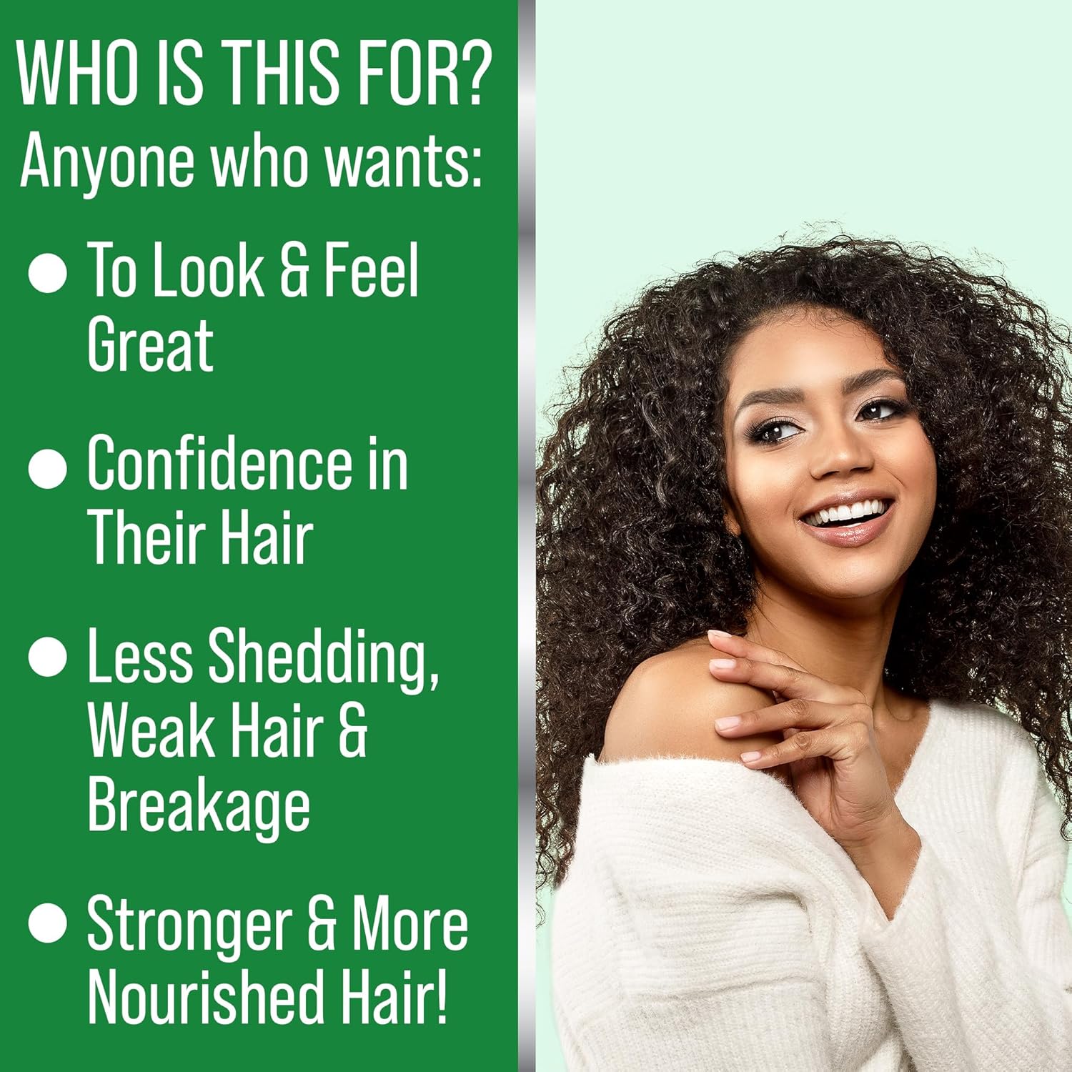 Argan + Tea Tree + Black Castor Oil for Hair Growth. Strengthens & Hydrates Thinning, Dry Hair for a Healthier-Looking Scalp. For Women & Men – Vegan 1oz Serum - Image 4