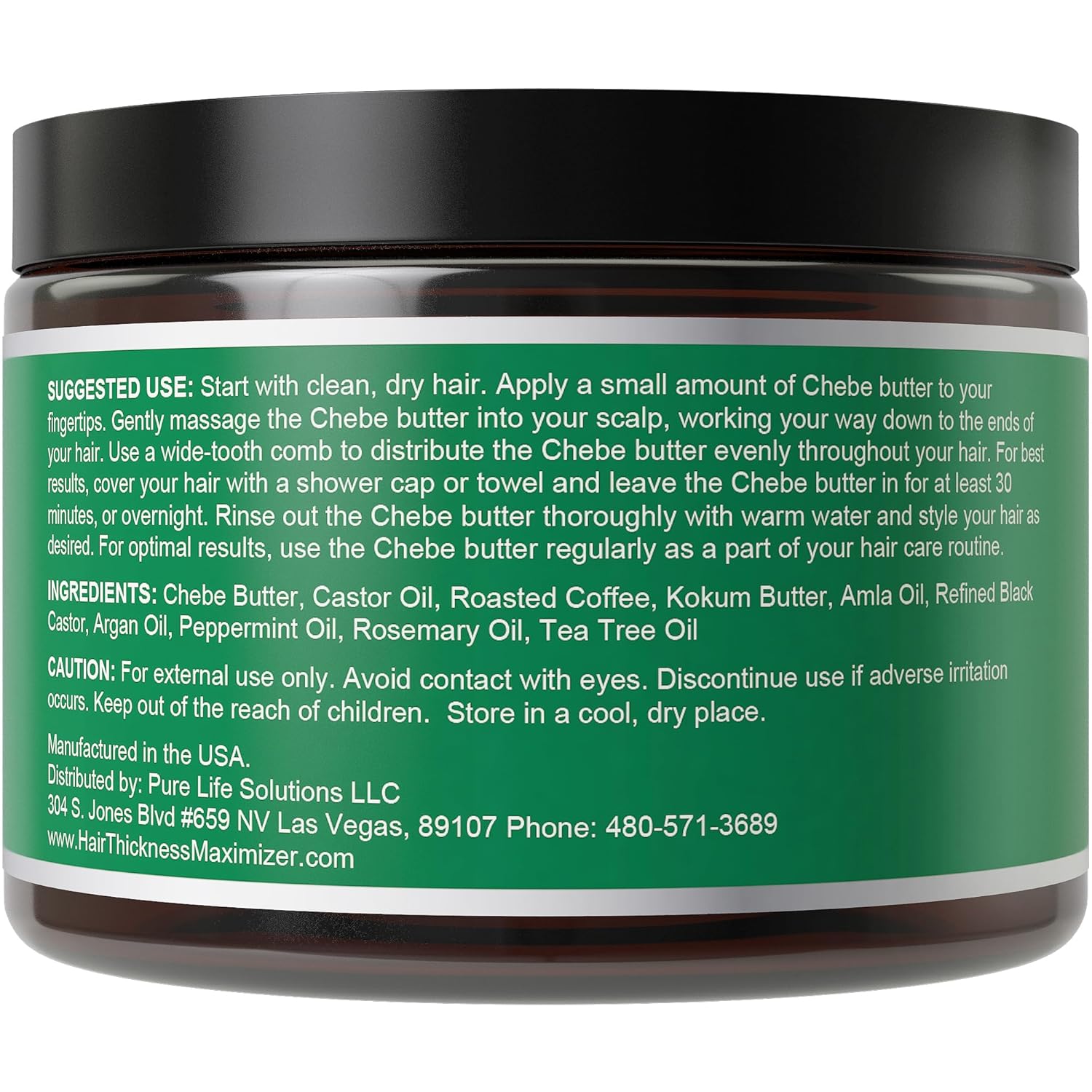 Chebe Rosemary Oil Hair Butter for Growth, Thickening, Moisturizing and Strengthening - 2oz Vegan Hair Grease for Men and Women, Scalp Treatment for Dry, Brittle Hair - Image 7
