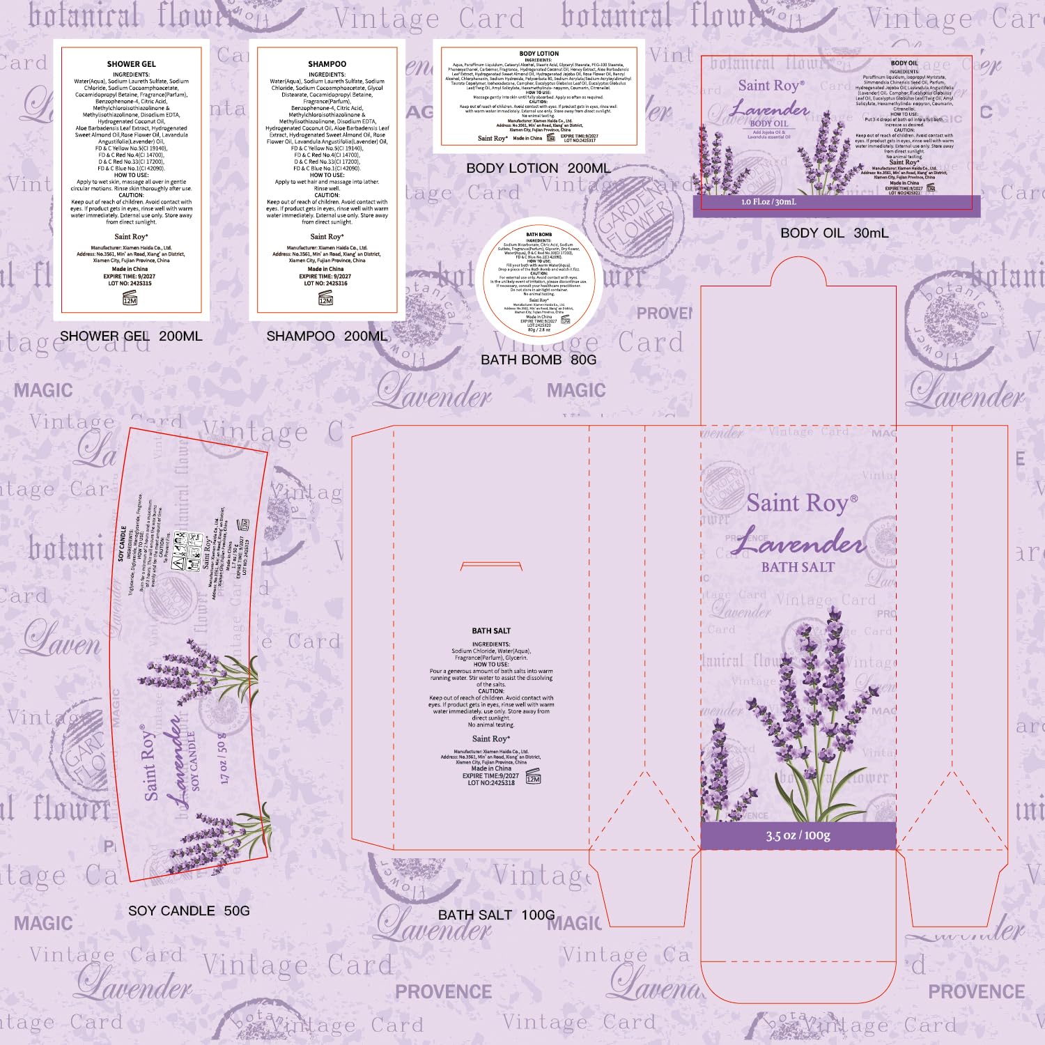 Lavender scented gifts for mom Spa Gift Baskets for Women - spa baskets for women gift Lavender Gifts for Women, Bath Set with Shower Gel, Home Spa Kit Gifts for Her, Christmas, Mothers Day - Image 7