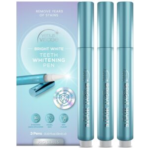 Venus Visage Teeth Whitening Pen (3 Pcs) - Effective Teeth Whitening Gel - 20+ Uses - Professional Formula - Mint Flavor - No Sensitivity