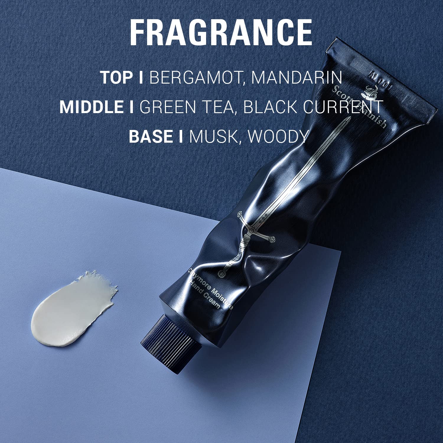 Claymore Moisture Hand Cream - Hand Moisturizer for Men - Moisturizing Hand Cream for Dry, Cracked Hands with Shea Butter & Milk Thistle โ Bergamot Mandarin and Musky Scent, 1.69oz. - Image 6