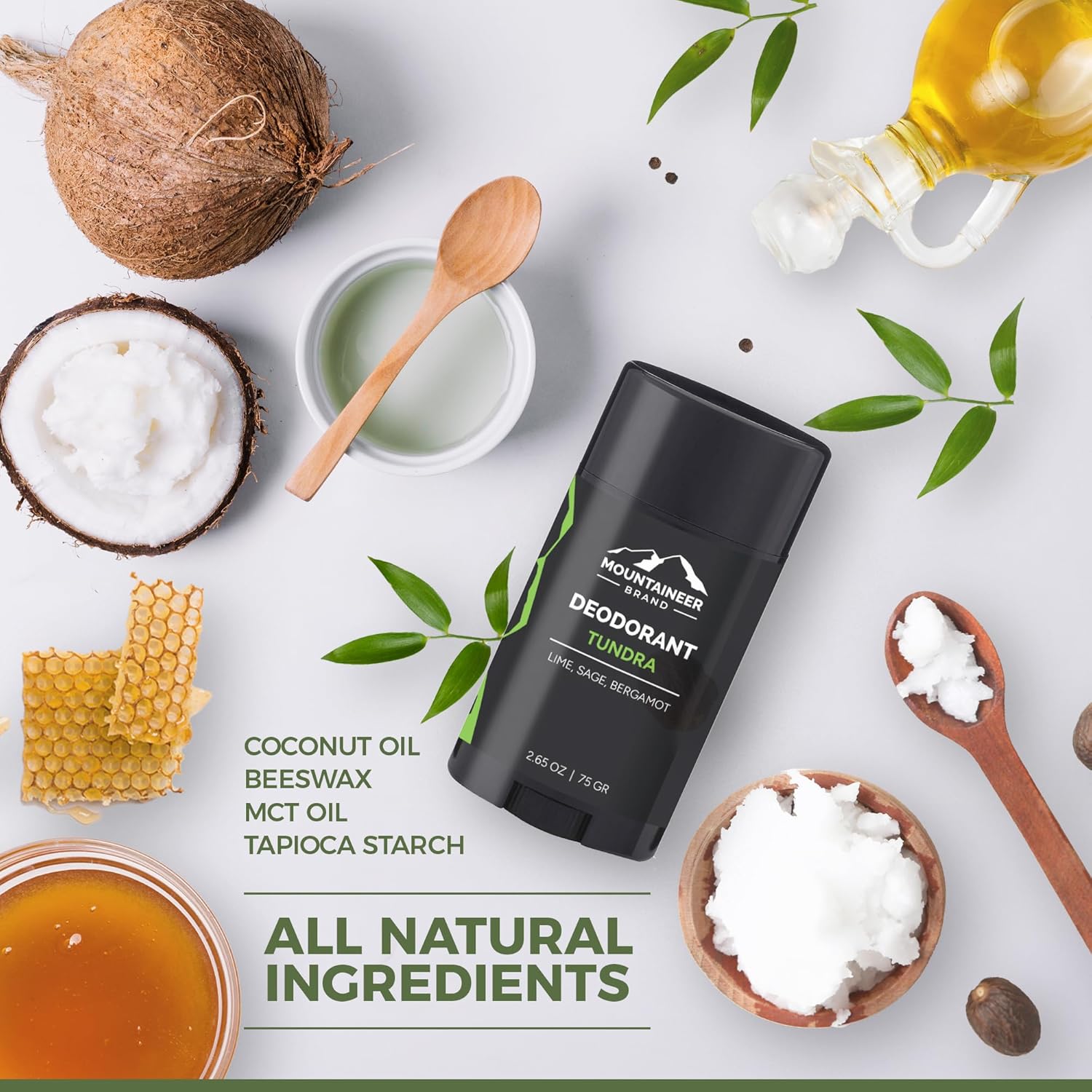 Mountaineer Brand Natural Aluminum-Free Deodorant Stick 2.5 oz Smokey Bourbon Scent - Image 6