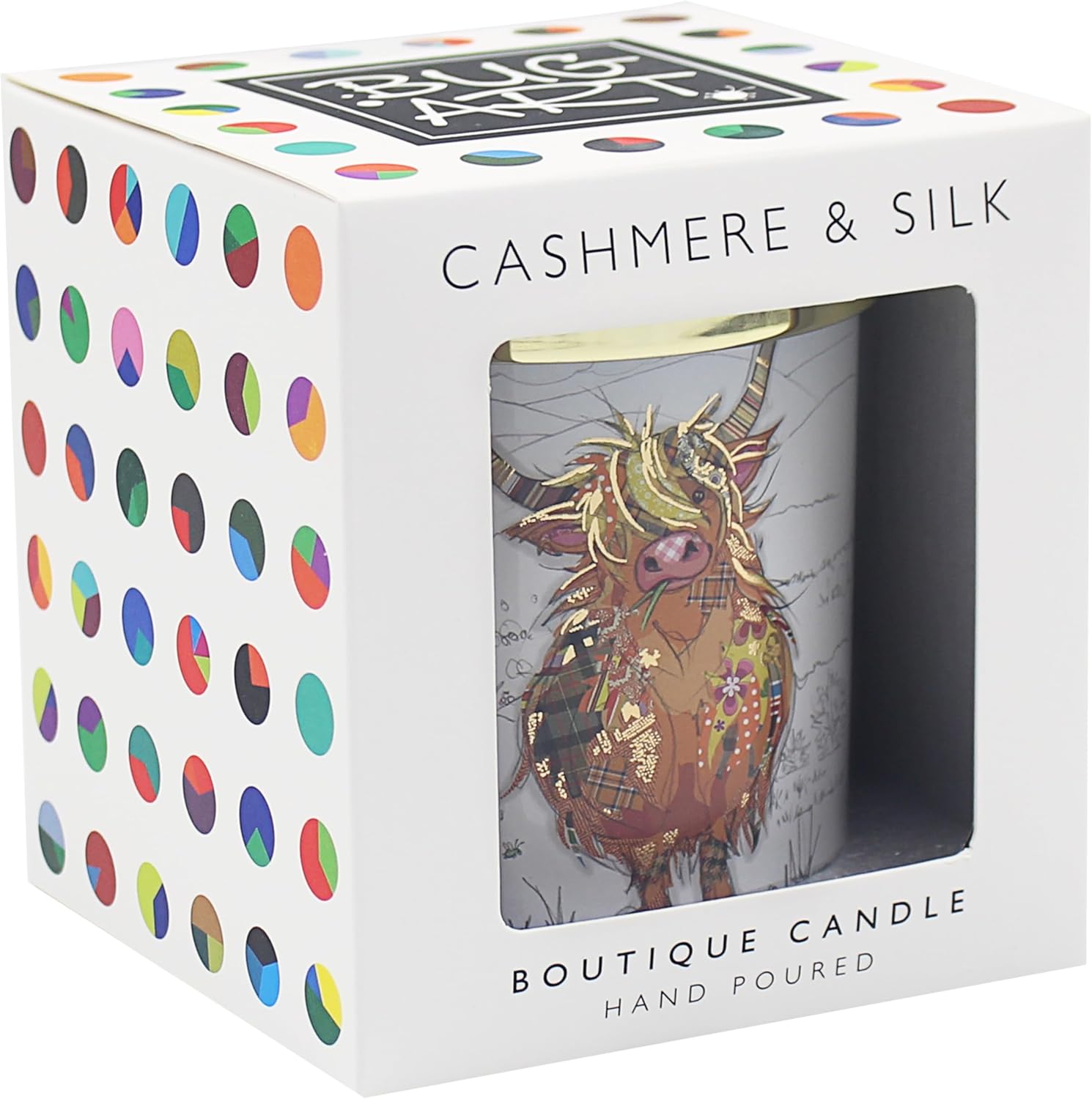 L&P Home & Gifts Kooks Highland Cow Scented Candle 7 oz Ceramic Decorative Accent - Image 3