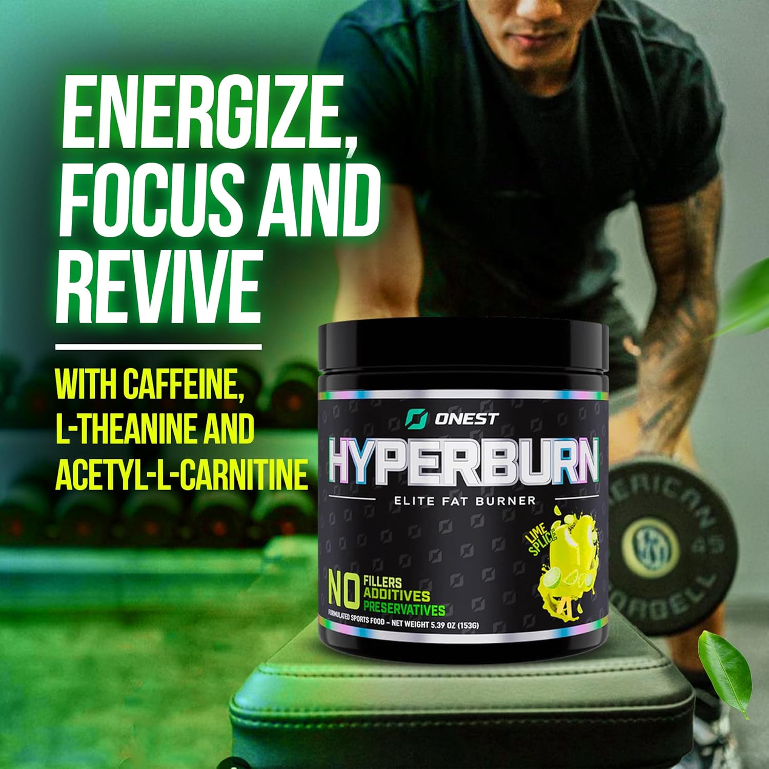ONEST Hyperburn Thermogenic Powder – 153g (30 Servings) Enhanced Energy Boost & Performance Support Supplement, Sports Nutrition Powder - Image 4