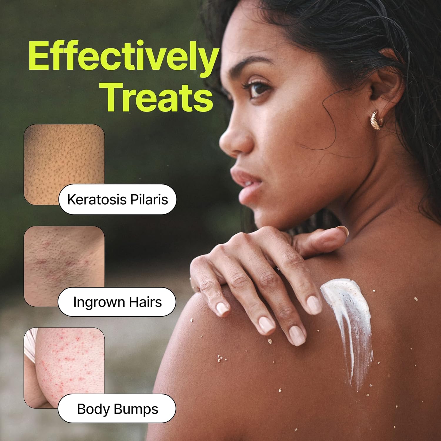 TROPIC LABS White Sands Dual-Action Body Scrub - Sensitive Skin Exfoliating Treatment for Keratosis Pilaris, Strawberry Legs, Bikini Bump Eraser, Body Care For Women 6.4oz. - Image 3