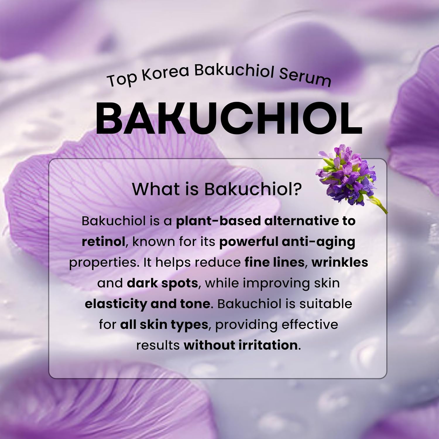 Frank Age Defense Bakuchiol Serum Natural Retinol Anti-Aging Vegan Treatment 2.7 fl oz - Image 3