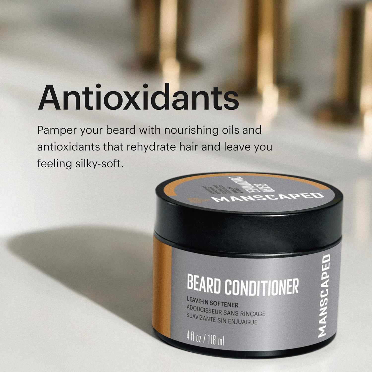 Manscaped UltraPremium Beard Conditioner Leave-in Softener Shea Butter and Oils 4 oz - Image 6