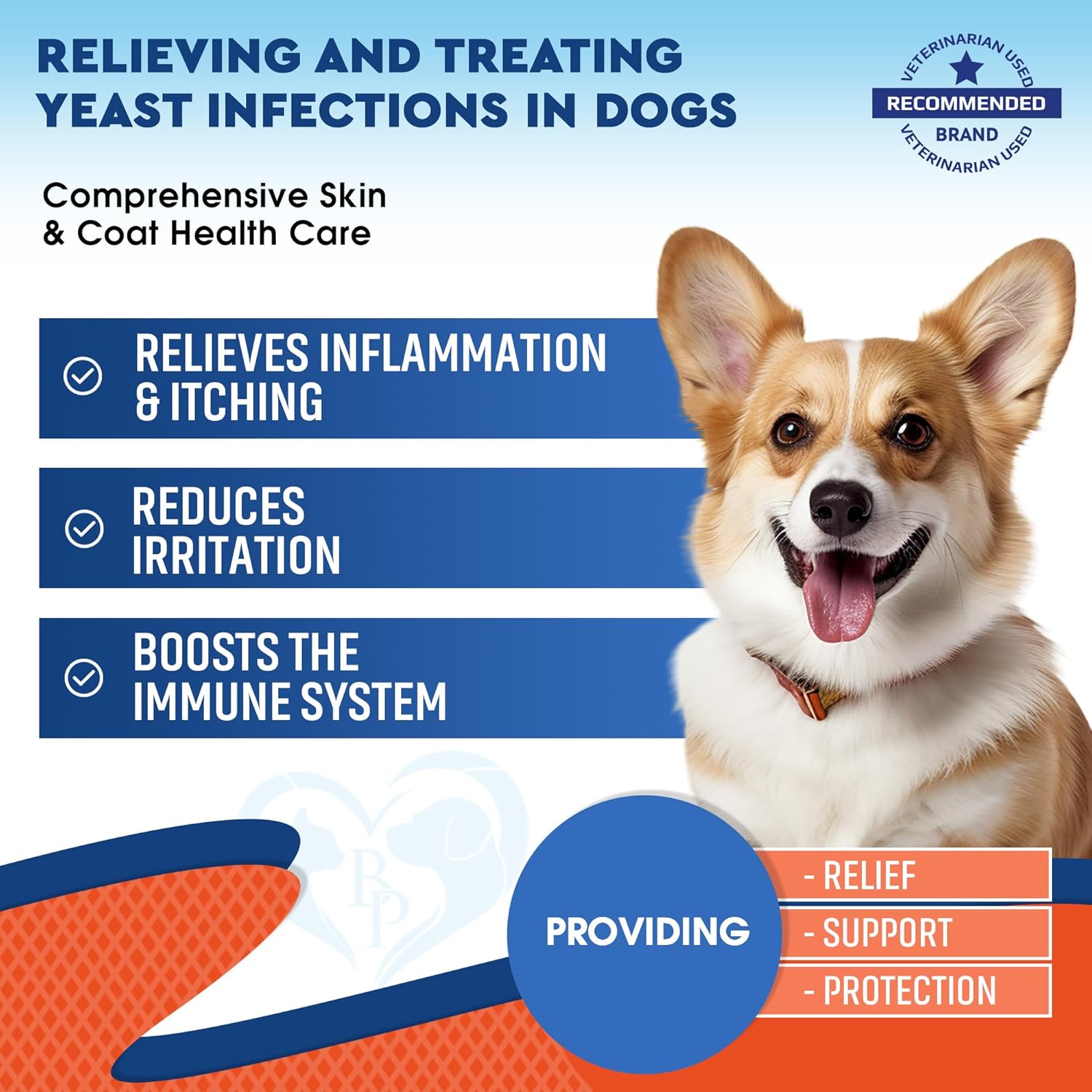 Natural Dog Yeast Infection Anti Itch Treatment - Itchy Ears, Skin & Allergy Symptoms Relief - Reduces Inflammation & Relieves Irritation - Herbal Medicine Supplement Drops - Made in USA - Image 2