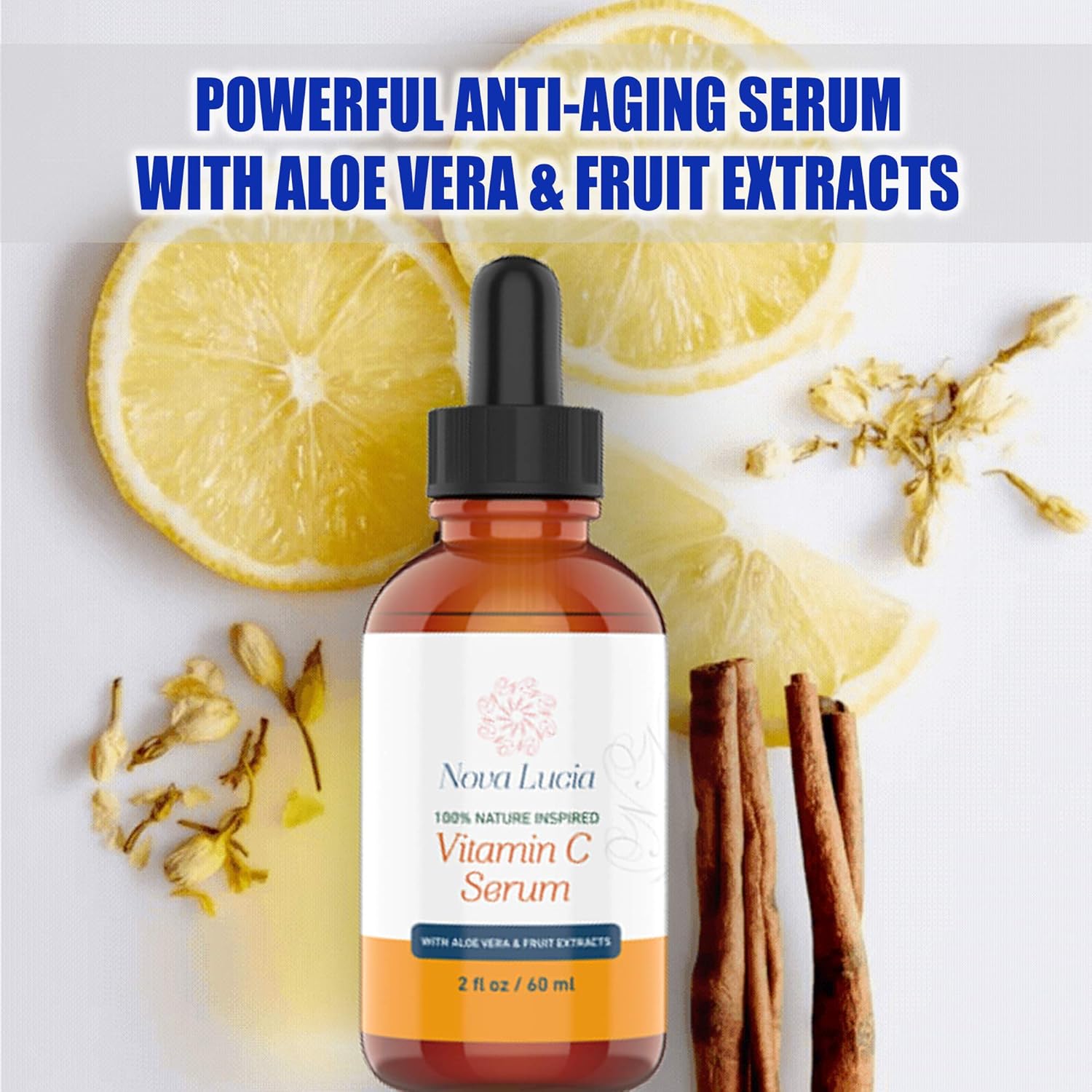 2oz Hydrating Vitamin C Serum with Aloe Vera and Vitamin E for Anti-Aging - Image 6