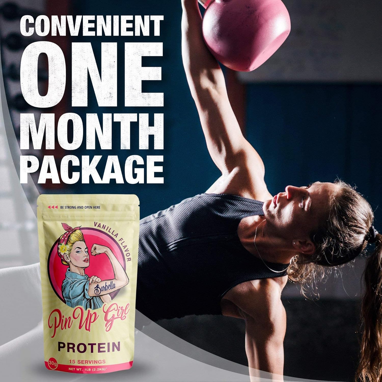 French Vanilla Whey Protein Isolate Powder 32 Oz Fat Free, Low Calorie, Low Carb - Image 3