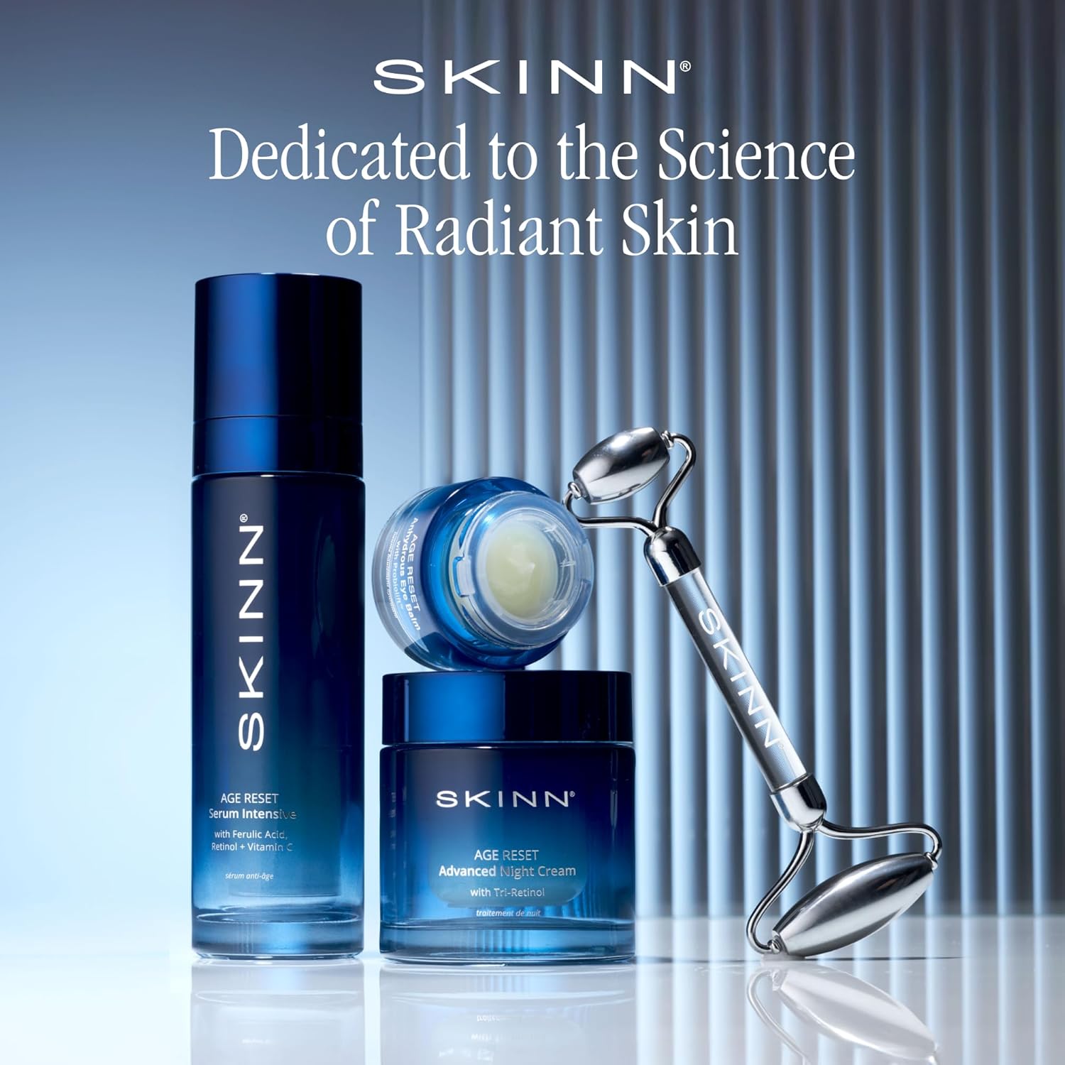 SKINN Age Reset Anhydrous Eye Balm with Probiolift - Firming Overnight Eye Balm Reduces Fine Lines, Wrinkles & Dark Circles - Anti-Aging Night Moisturizer with Probiotics Firms Skin - Image 7