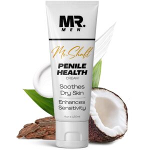 Mr.Men Penile Cream for Dry and Sensitive Skin – Hydrating Moisturizer for Men’s Intimate Area – Supports Foreskin Restoration – Fragrance-Free Formula – 4oz