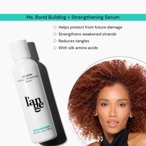 L'ANGE HAIR Ms. Bond Building + Strengthening Hair Serum | Restores Bonds | Intensive Treatment for Breakage Recovery | Mask for Smooth Finish | Moisturizing Formula | 4 fl oz Bottle