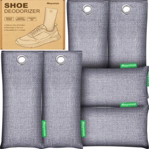 Shoe Deodorizer 6 Pack, More Effective Than Shoes Deodorizer Balls Spray, Shoe Odor Elimination Freshener Smell Remover for Gym Bags, Boot, Sneake, Reusable Odor Eliminator