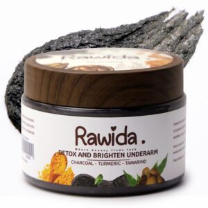 Underarm Detox Scrub with Activated Charcoal for Fresh, Even-Toned Skin – Gentle Armpit Scrub to Reduce Odor & Discoloration - Armpit Detox for Women & Men to Cleanse, Moisturize, & Brighten