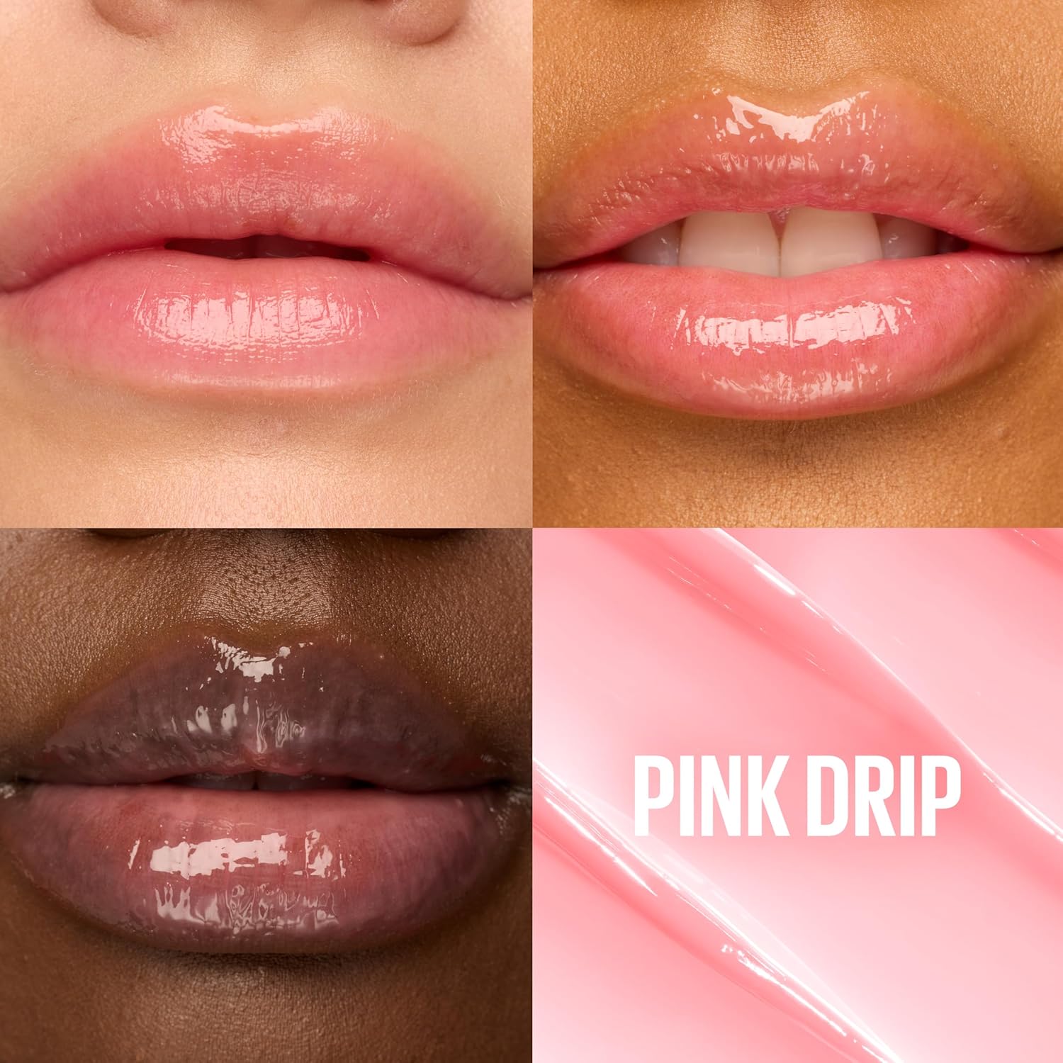 Maybelline Lifter Glaze Oil Balm with Hyaluronic Acid and Hydrating Oil Blend, Lip Balm with 24HRs of Smooth, Moisturizing Shine, Pink Drip (Sheer Baby Pink) - Image 2