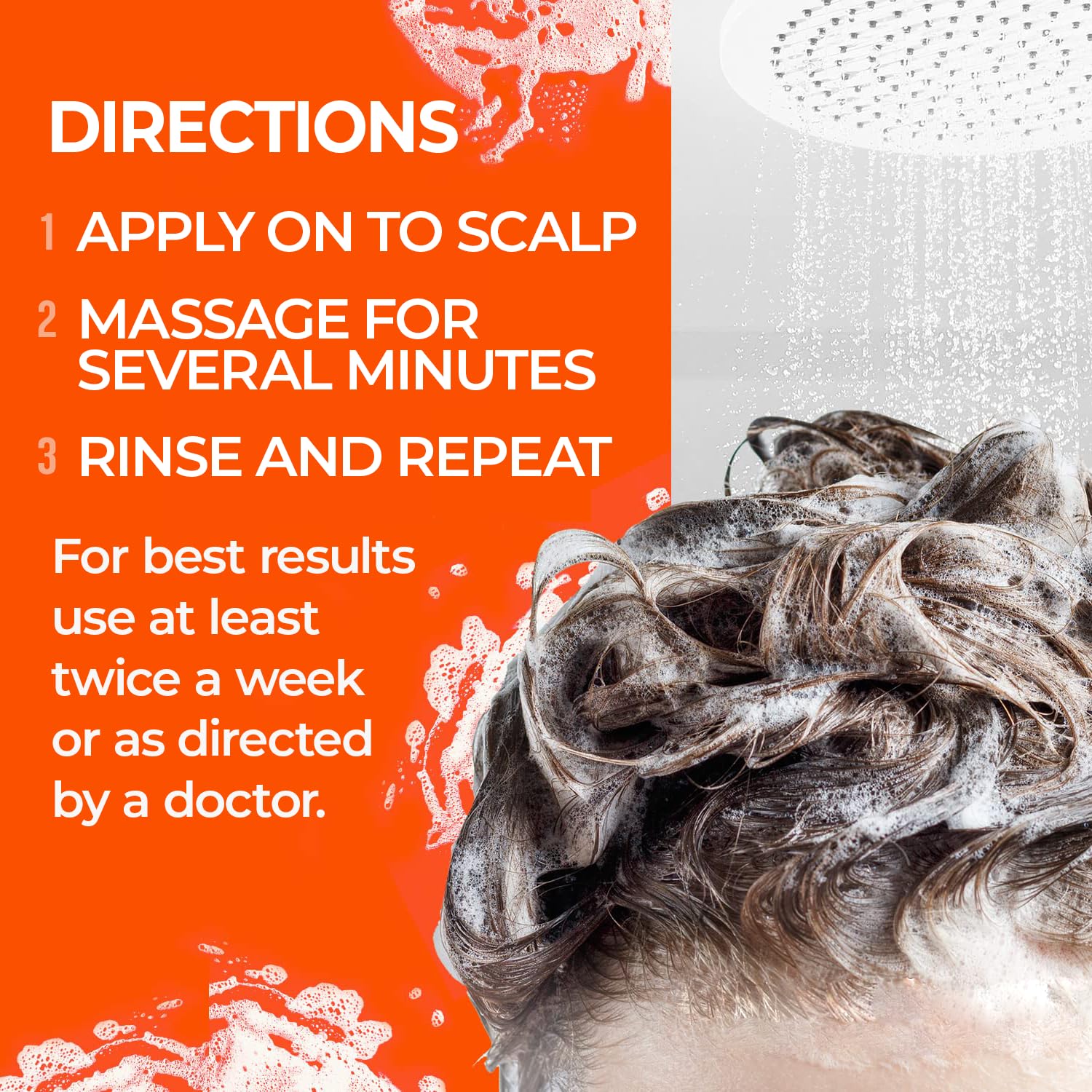 Medicasp Coal Tar Anti-Dandruff Shampoo, Alleviates Symptoms from 1st Wash, Treats Psoriasis, Seborrheic Dermatitis & Itchy Dry Scalp, Fights the Root Cause of Dandruff, Flakes Shampoo, 6 fl oz - Image 7