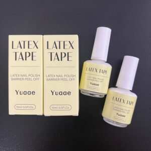 Latex Nail Polish Barrier Peel Off Cuticle Guard for Fingers Liquid Peel Off Tape Skin Protector Nail Art Liquid Latex Tape for Manicure Home Salon 15ML