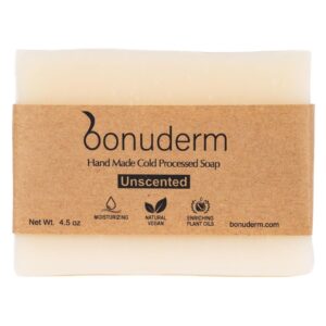 All Natural Bar Soap for Women & Men | Natural Soap | Unscented Soap | Natural Soap Bar| Bath Soaps | Handmade Soap | Scentless Soap | Fragrance Free Soap | Moisturizing Bar Soap |Sensitive Skin Soap