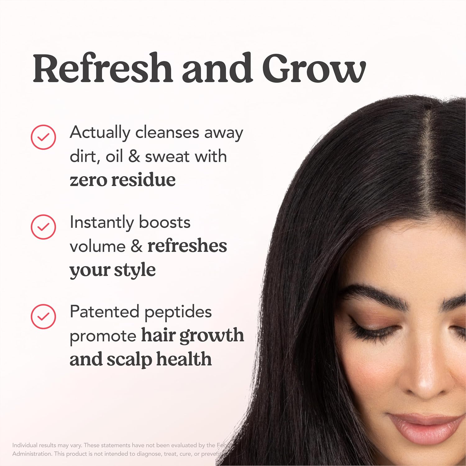 HAIRtamin Vitamin Infused Dry Shampoo for Women | Hair Texture Spray that Cleanses & Refreshes | Hair Complex for Healthy Thicker-Looking Hair | Procapil 3% & Vitamins for Scalp Health | Talc Free - Image 3