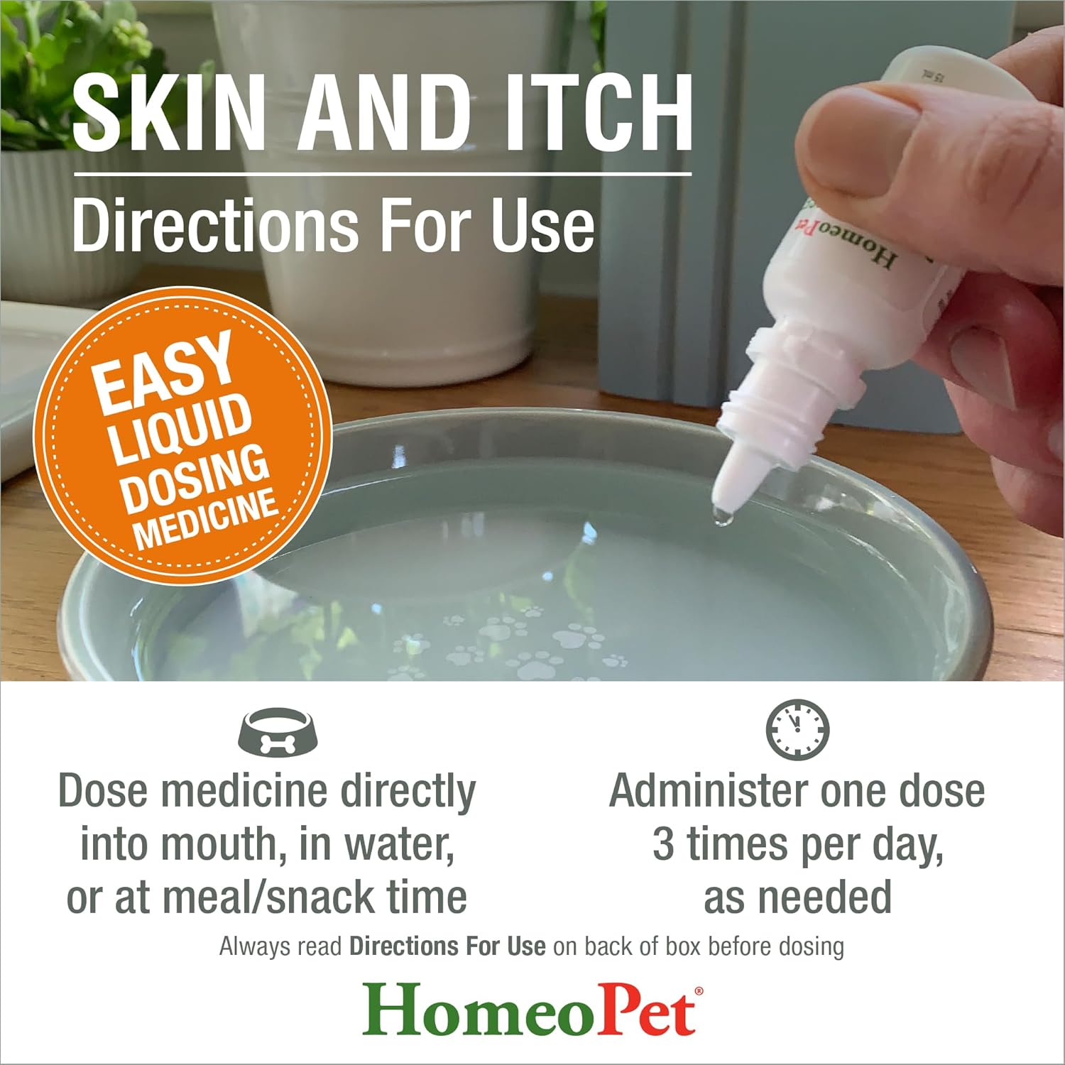 HomeoPet Skin and Itch Relief Natural Soothing Drops for Dogs and Cats, 15ml - Image 5
