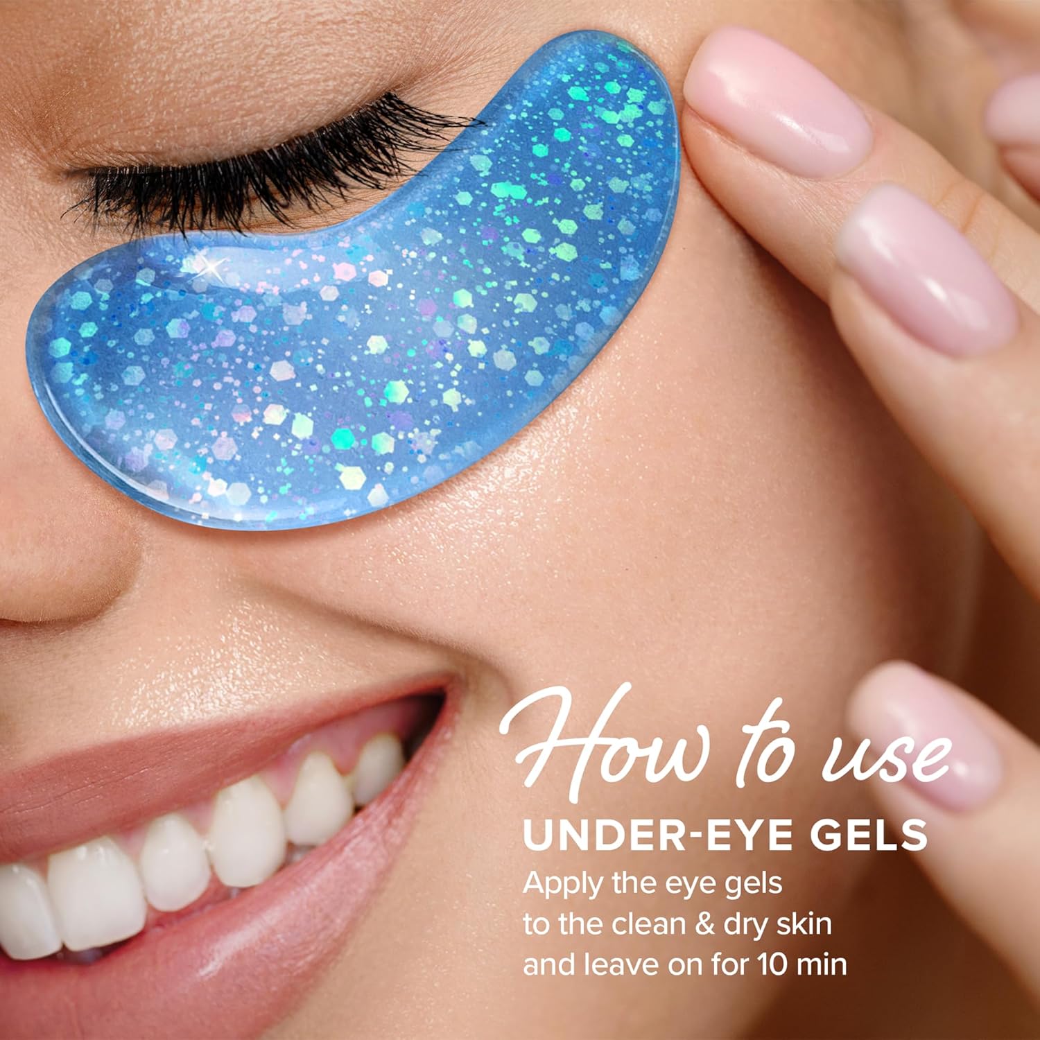 MAREE Eye Gels - Under Eye Patches for Puffy Eyes and Dark Circles with Natural Marine Collagen & Hyaluronic Acid - Anti-Aging Masks for Face to Soothe Puffiness - Image 2