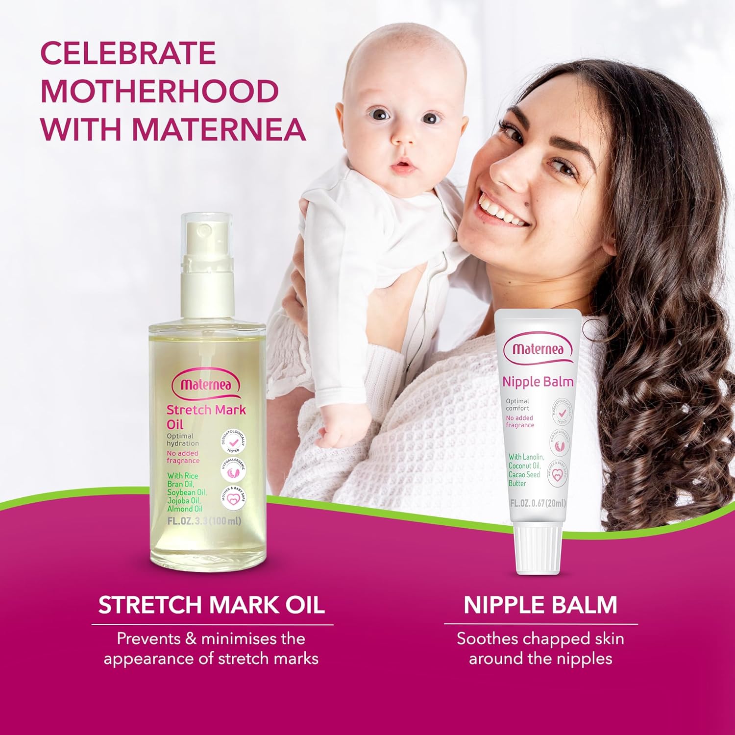 Hydrating Stretch Mark Cream, 150 ml, for Smoother, Improved Skin Appearance - Image 6