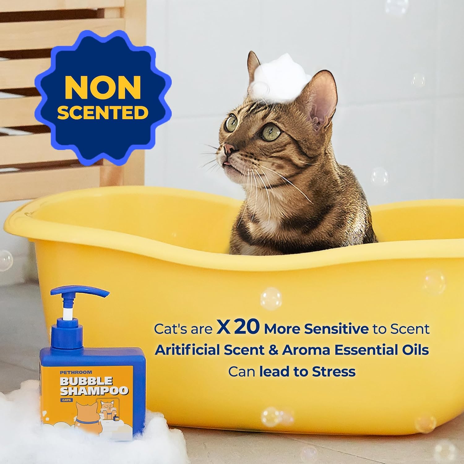 Pethroom Premium 16oz Cat Silky Hypoallergenic Tear-Free Deep-Cleansing Moisturizing Shampoo Conditioner - Image 6