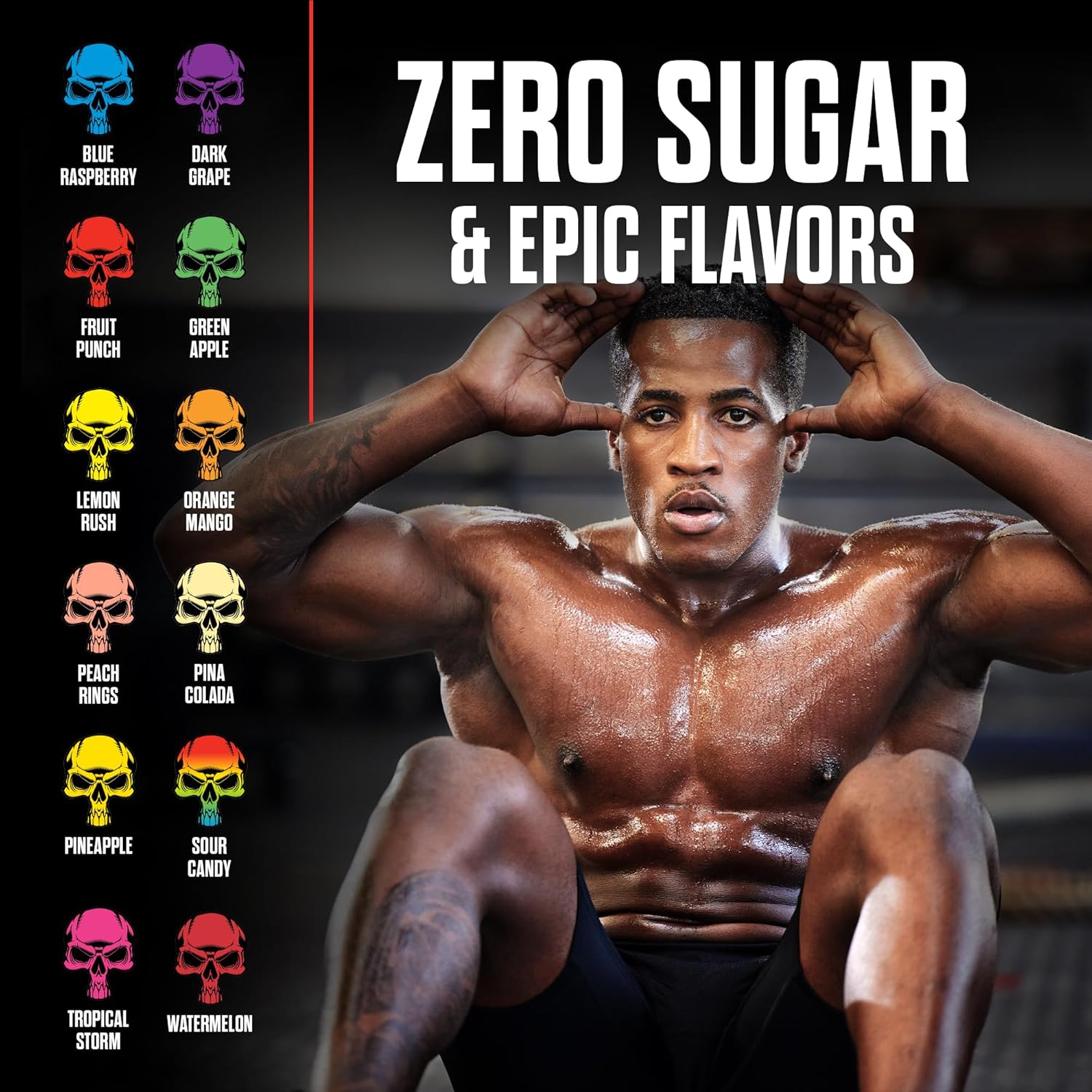 JNX SPORTS The Curse Pre-Workout Powder Lemon Rush 50 Servings for Men and Women - Image 7