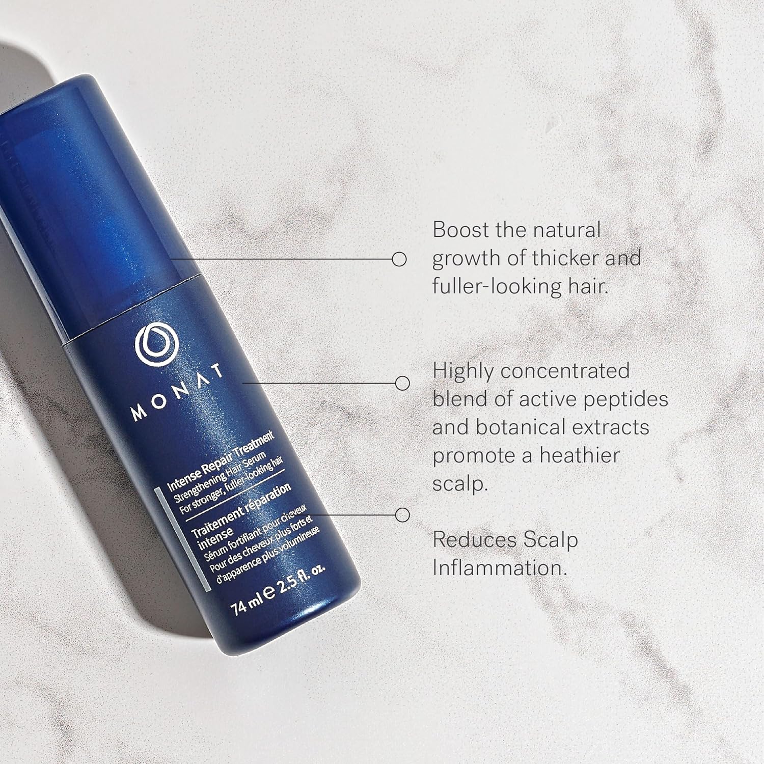 MONAT Intense Repair Treatment for Thinning Hair – Daily Leave-In Treatment Stimulates Hair Follicles & Promotes Fuller-Looking Hair, Safe for Colored & Chemically Treated Hair - Image 4