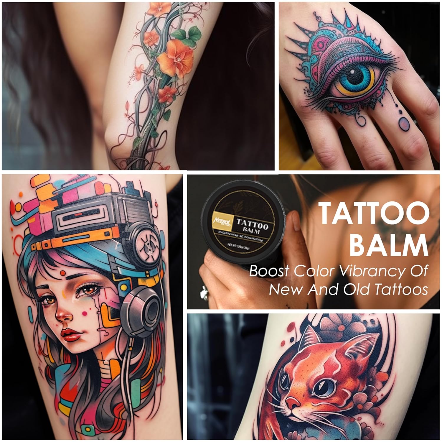 Neebol Tattoo Aftercare Kit Blue Soap Balm Lotion for Fast Healing and Vibrant Color - Image 9