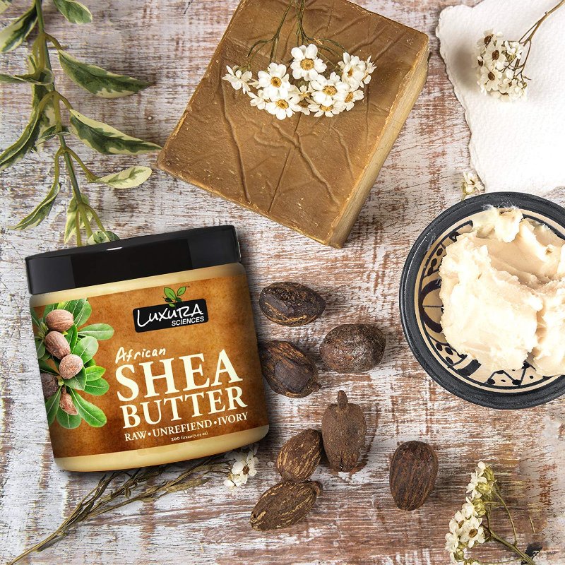 African Shea Butter | 100% Pure & Unrefined Raw Shea Butter for Skin & Hair | Deep Moisturizer for Face, Body & Scalp | Ideal for DIY Lotion, Soap Making & Lip Balm | 7.05 Oz (200g) - Image 3