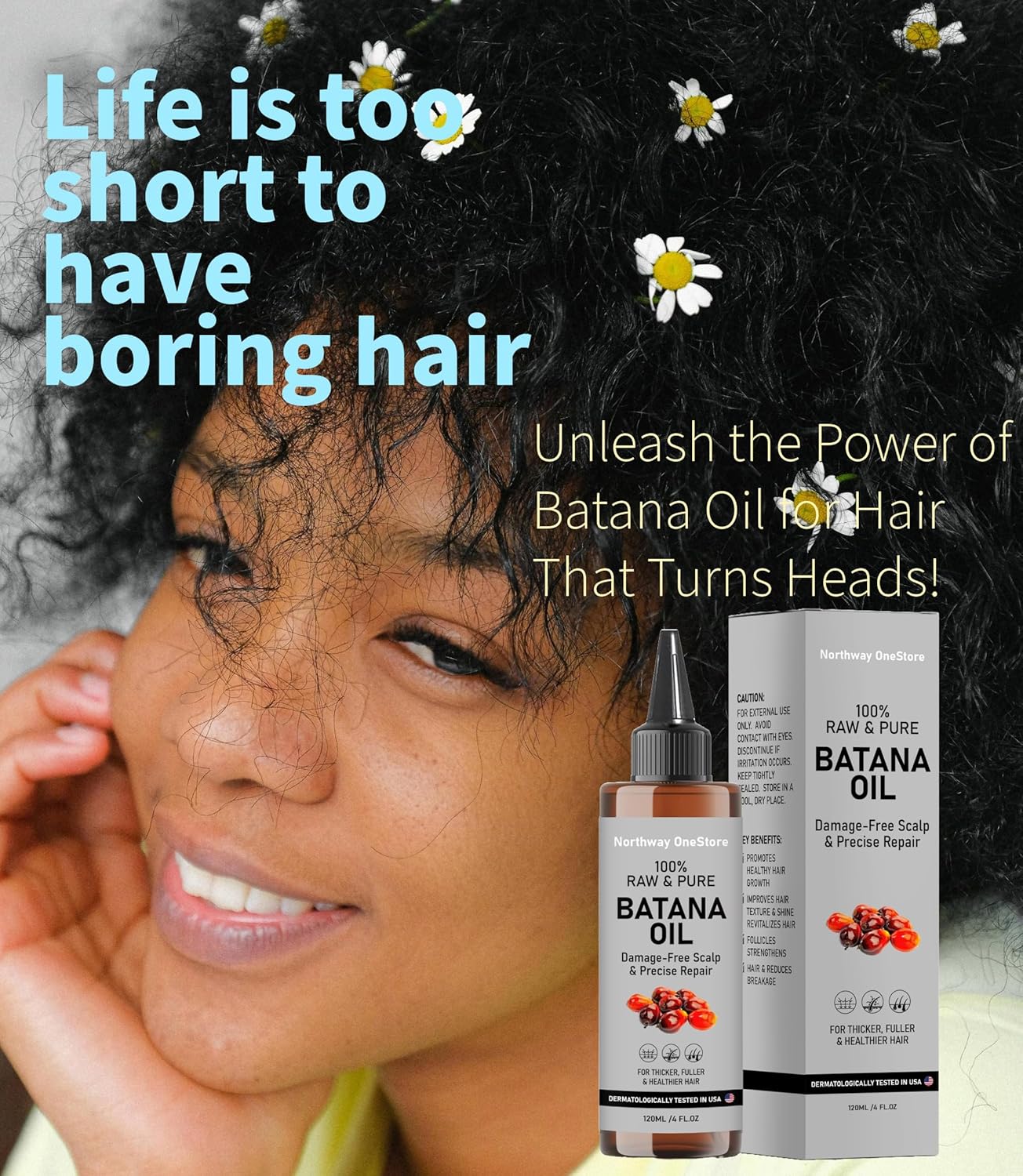 100% Pure Organic Batana Oil for Hair Growth, 120ml, Chocolate/Coffee Scent - Image 4