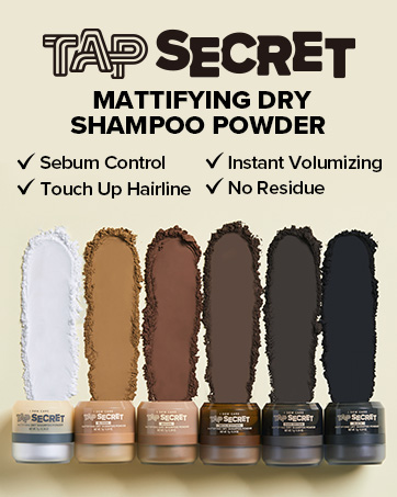 tap secret dry shampoo