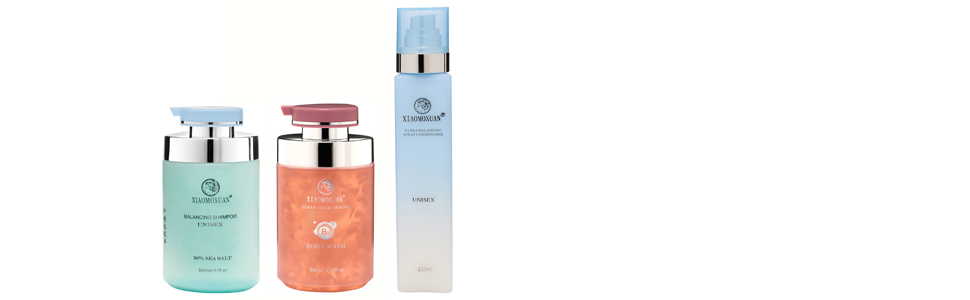 Organic balancing hair care and body care beauty products for hair and skin repair treatment