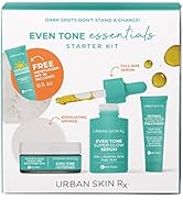 Urban Skin Rx Even Tone Essentials Starter Kit | Daily Regimen Includes 4 Top Products Formulated...