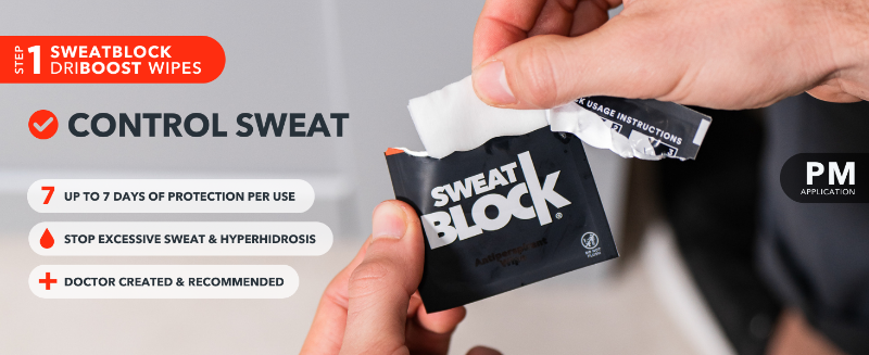 SweatBlock Wipes SYstem