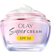 Olay Super Cream with Sunscreen SPF 30, Lightweight Face Moisturizer with Sun Protection, 5-in-1 ...