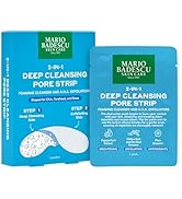 Mario Badescu 2-in-1 Deep Cleansing Pore Strip, Dual Action Foaming Cleanser and AHA Exfoliators ...